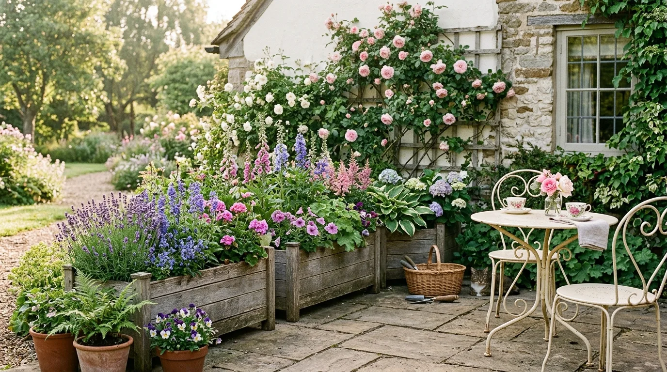 Patio Corner Feature Planting